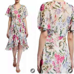 Calvin Klein floral wrap dress 7310 /171